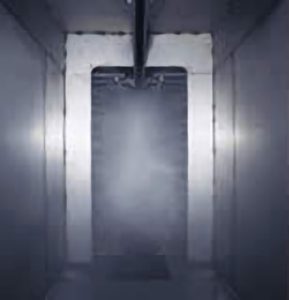 Clean Washed Paint Booth